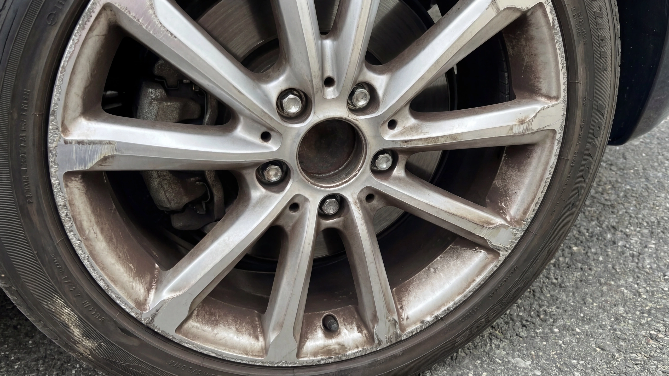 Vehicle damage before repair