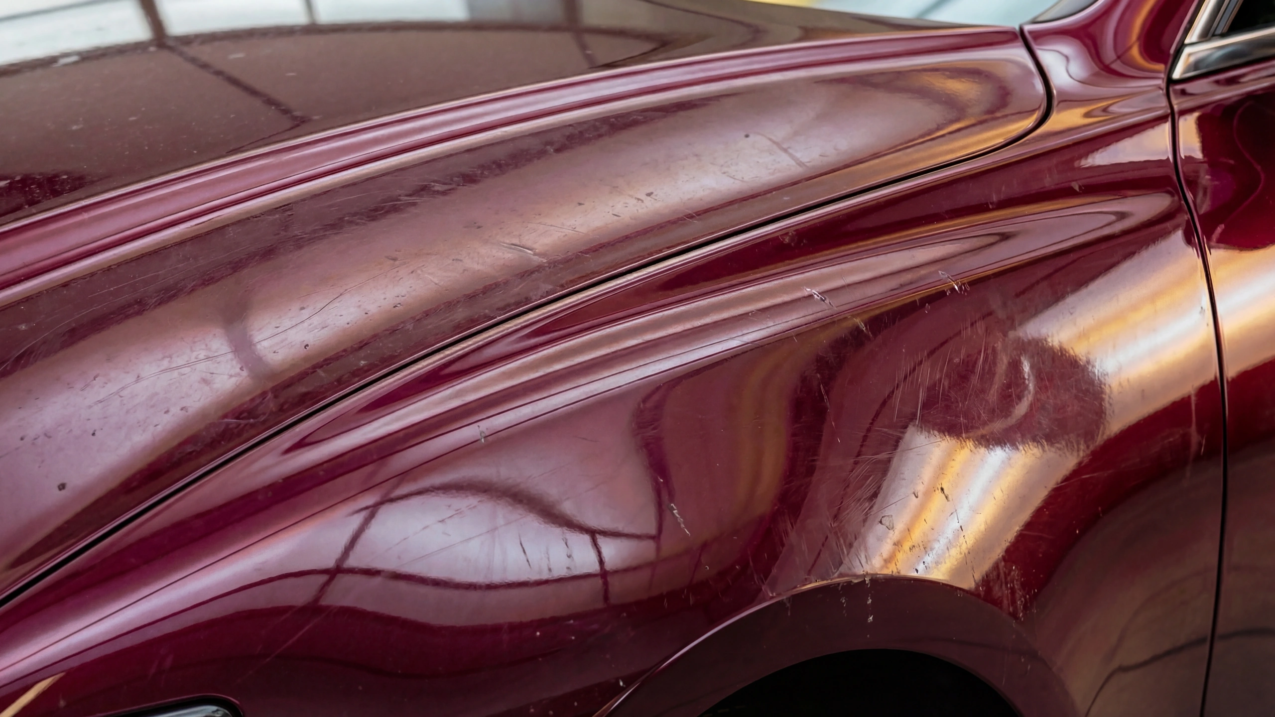 Vehicle damage before repair