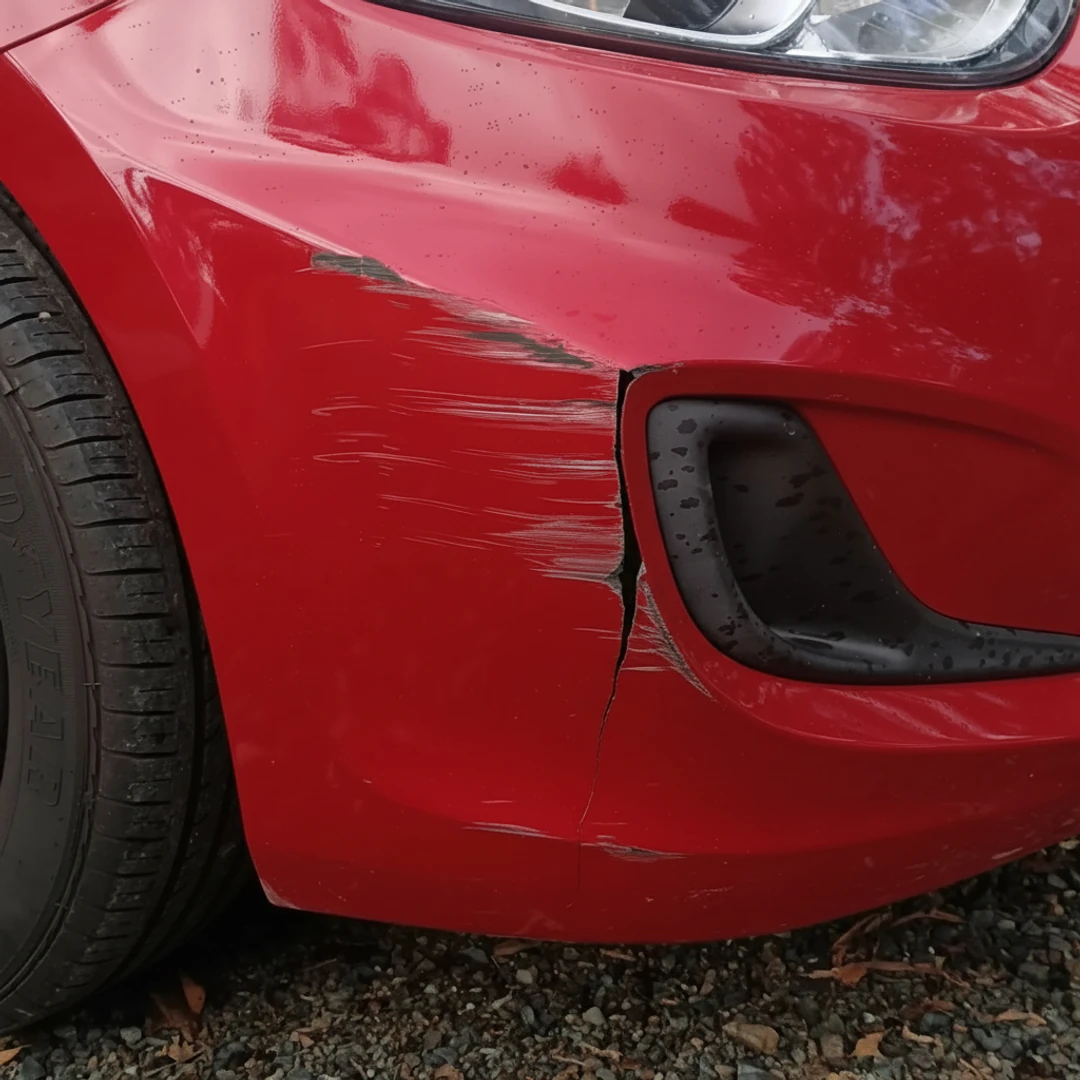 Before: Cracked Plastic